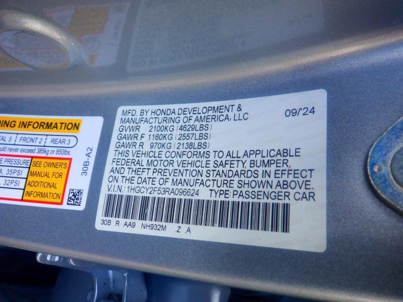 Honda Accord Sport Hybrid 2024