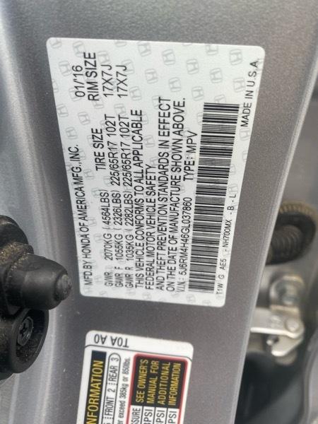 Honda CR-V SE 4WD 2016