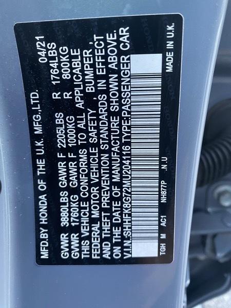Honda Civic Type R 6M 2021