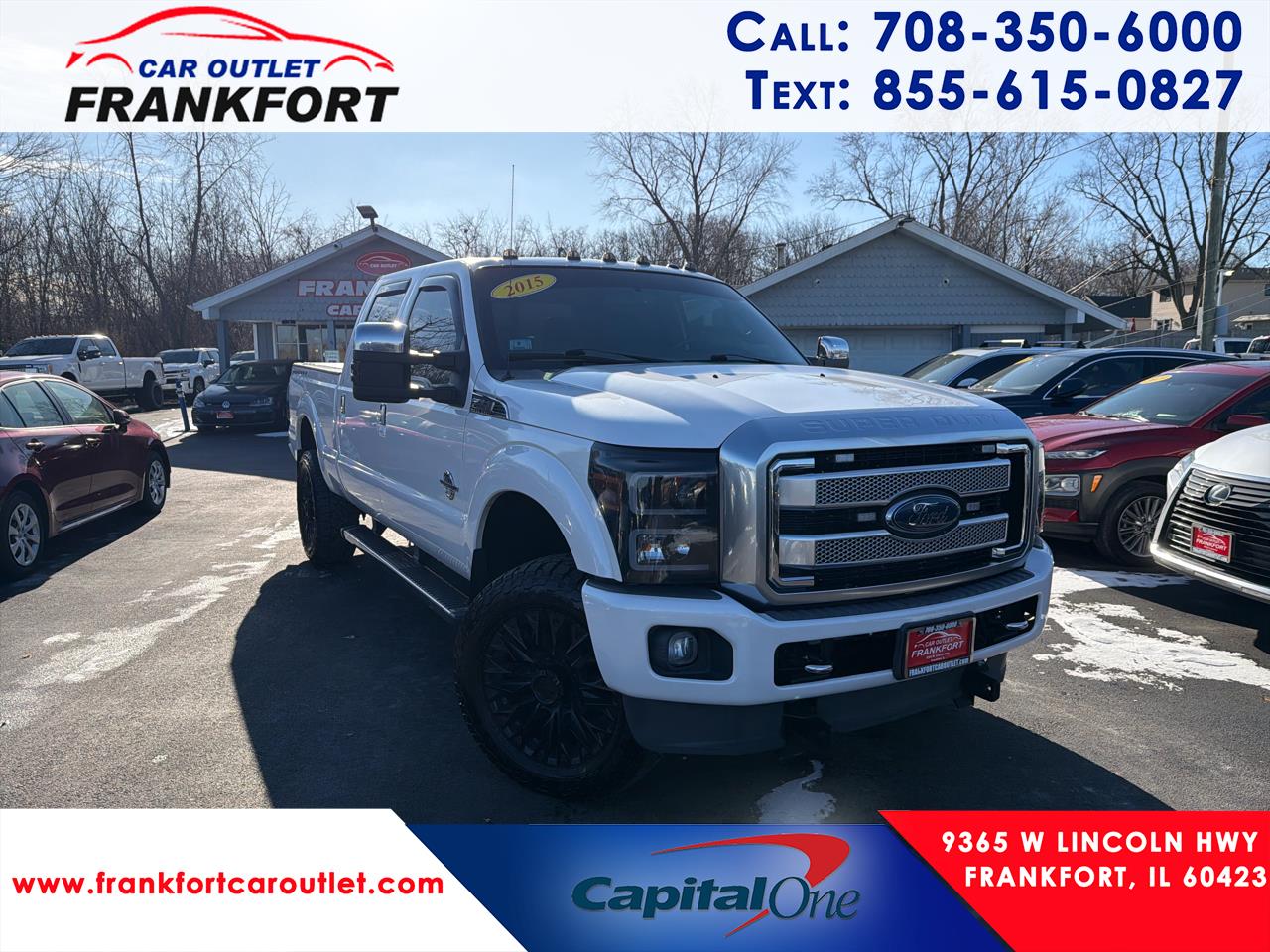 Ford Super Duty F-350 SRW 4WD Crew Cab 156" Platinum 2015
