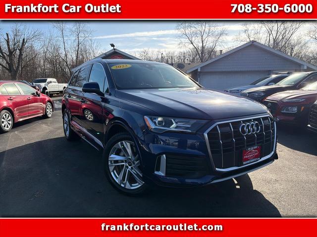 Blue 2023 Audi Q7 quattro Premium 45 TFSI SUV / Crossover All-Wheel Drive Automatic
