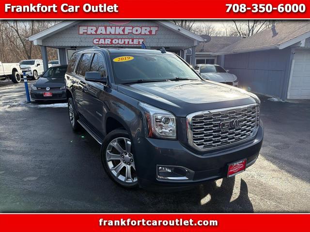 Dark Blue 2019 GMC Yukon SLT 4WD SUV / Crossover Four-Wheel Drive Automatic