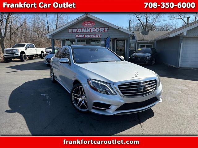 Silver 2015 Mercedes-Benz S-Class S 550 4MATIC Sedan All-Wheel Drive Automatic