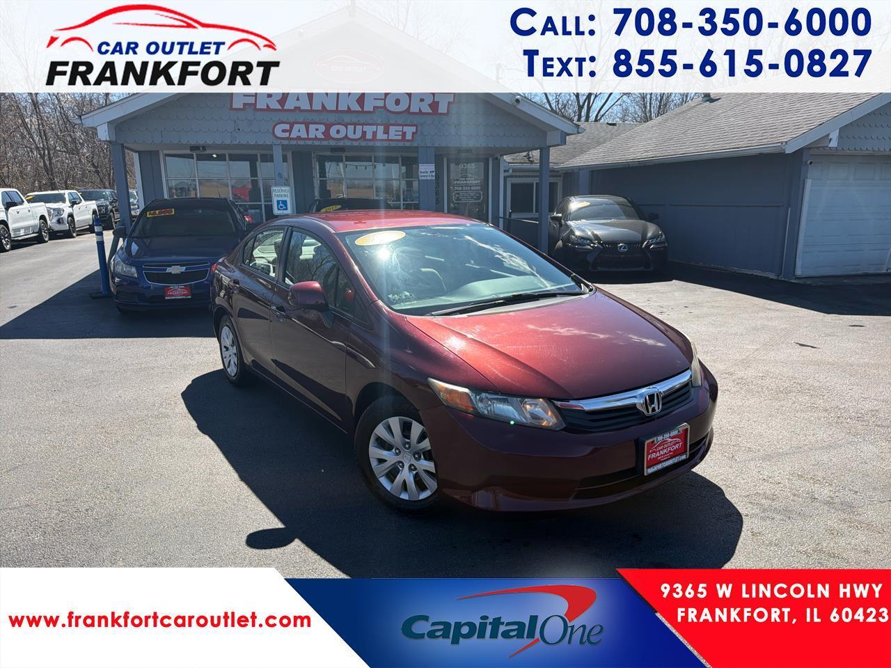 2012 Honda Civic Sdn 4dr Auto LX