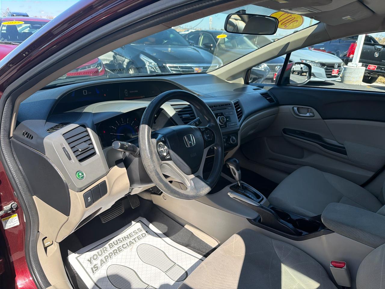 Honda Civic Sdn 4dr Auto LX 2012