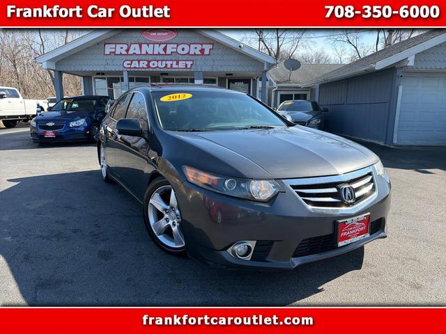 Gray 2012 Acura TSX Sedan FWD Sedan Front-Wheel Drive Automatic