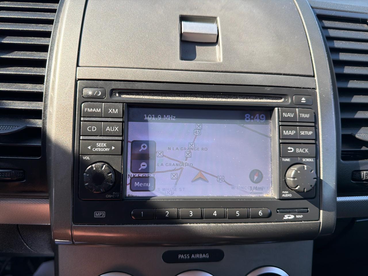 Nissan Sentra 4dr Sdn I4 CVT 2.0 SL 2012