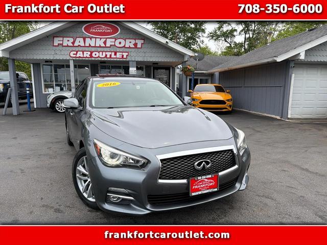 Silver 2016 INFINITI Q50 2.0t Premium AWD Sedan All-Wheel Drive Automatic