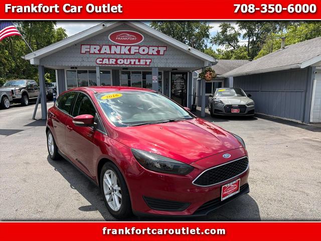 Red (Maroon) 2016 Ford Focus Hatchback Front-Wheel Drive Automatic