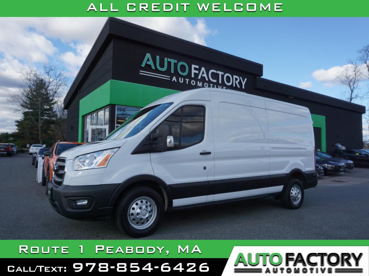 2020 Ford Transit Cargo Van T-250 130" Med Rf 9070 GVWR AWD