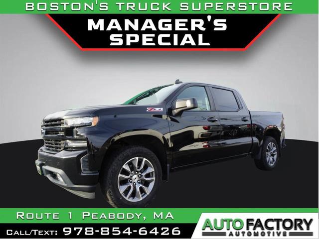 Black 2019 Chevrolet Silverado 1500 RST Crew Cab 4WD Pickup Truck Four-Wheel Drive Automatic