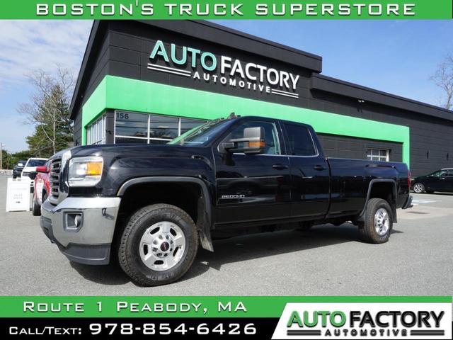 Black 2017 GMC Sierra 2500HD SLE Double Cab SB 4WD Pickup Truck Four-Wheel Drive Automatic