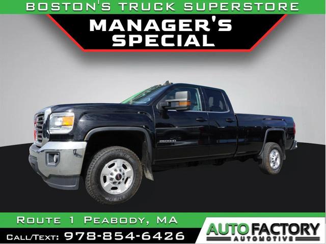 Black 2017 GMC Sierra 2500HD SLE Double Cab SB 4WD Pickup Truck Four-Wheel Drive Automatic