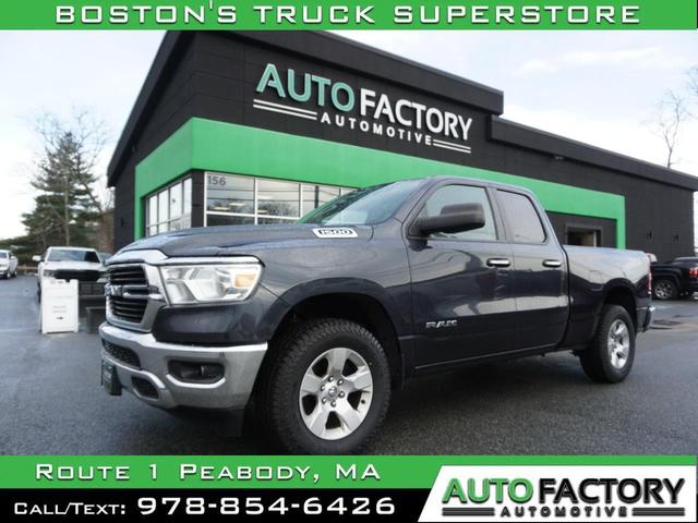 Gray 2020 RAM 1500 Big Horn Quad Cab 4WD Pickup Truck Four-Wheel Drive Automatic