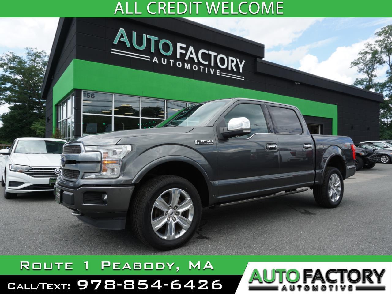 Gray 2020 Ford F-150 Pickup Truck Four-Wheel Drive Automatic