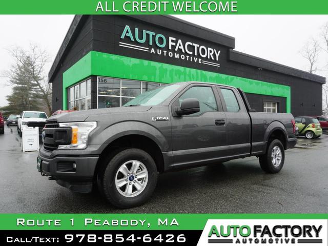 Gray 2018 Ford F-150 Pickup Truck Four-Wheel Drive Automatic