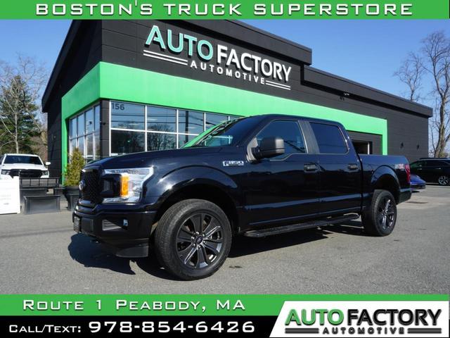 Black 2019 Ford F-150 XL SuperCrew 4WD Pickup Truck Four-Wheel Drive Automatic