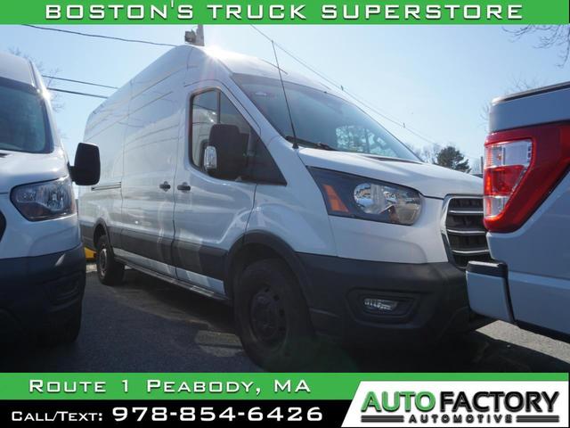 White 2020 Ford Transit Cargo 250 Medium Roof AWD Van All-Wheel Drive Automatic