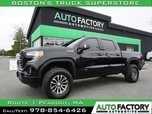 Black 2020 GMC Sierra 1500 AT4 Crew Cab 4WD Pickup Truck Four-Wheel Drive Automatic