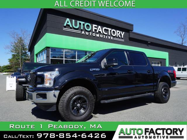 Black 2020 Ford F-150 Lariat SuperCrew 4WD Pickup Truck Four-Wheel Drive Automatic