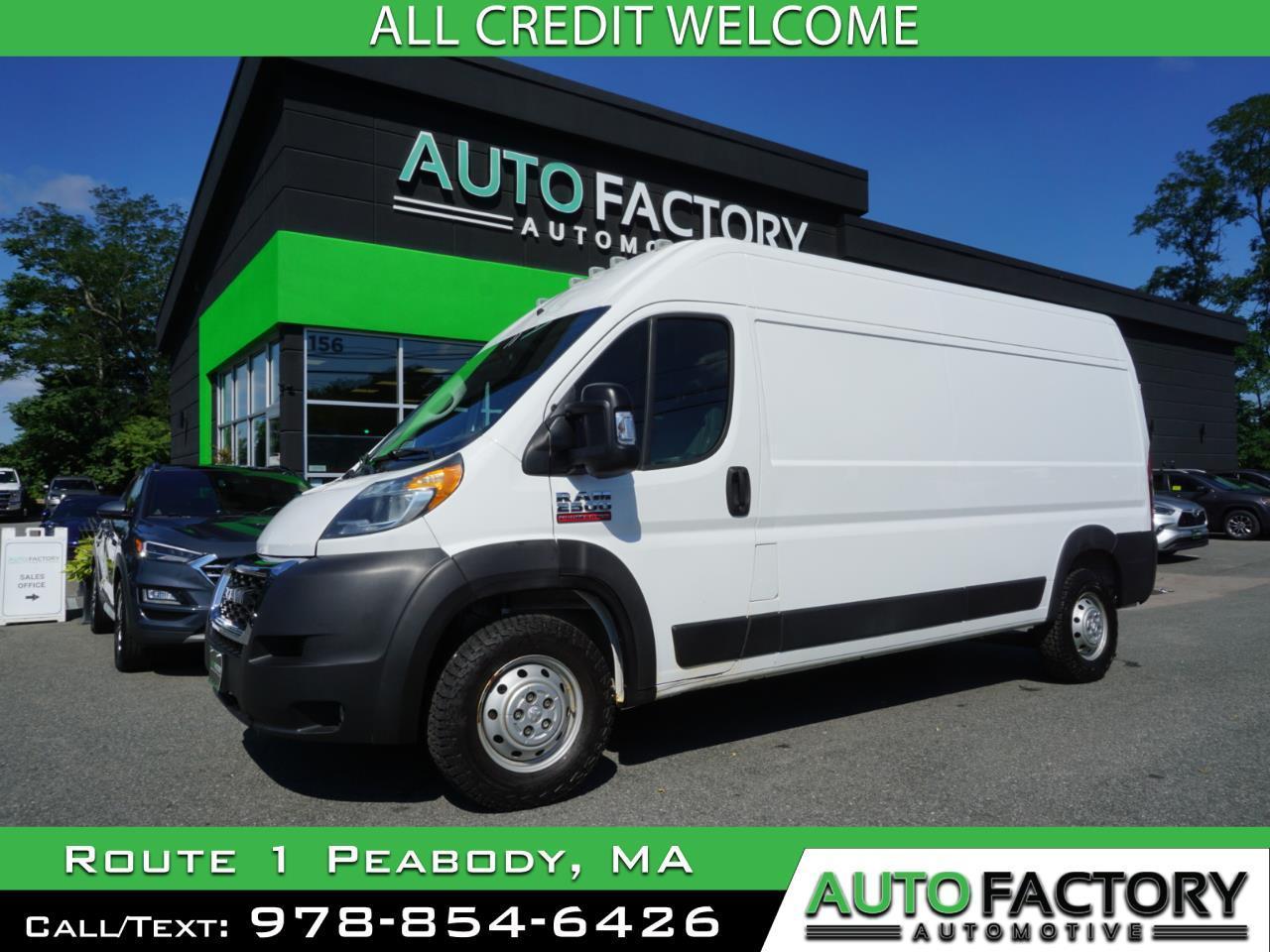 2020 RAM ProMaster Cargo Van 2500 High Roof 159" WB