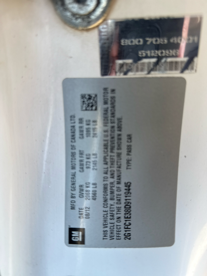 Chevrolet Camaro Coupe 2LT 2013 Chevrolet Camaro Coupe 2LT 2013