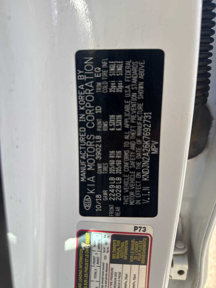 Kia Soul Base 6A 2019