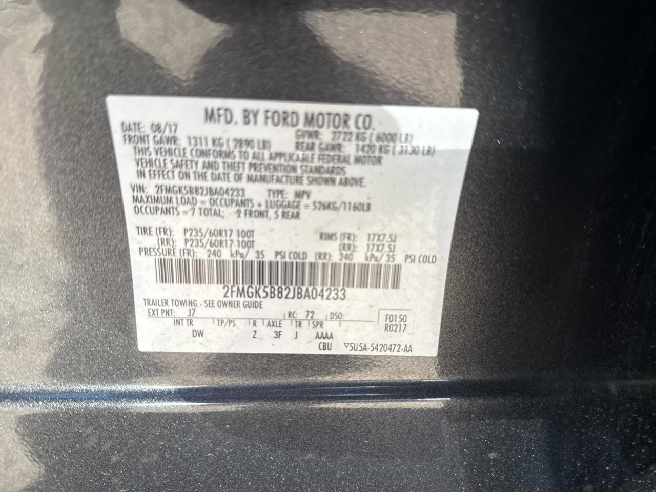 Ford Flex SE FWD 2018