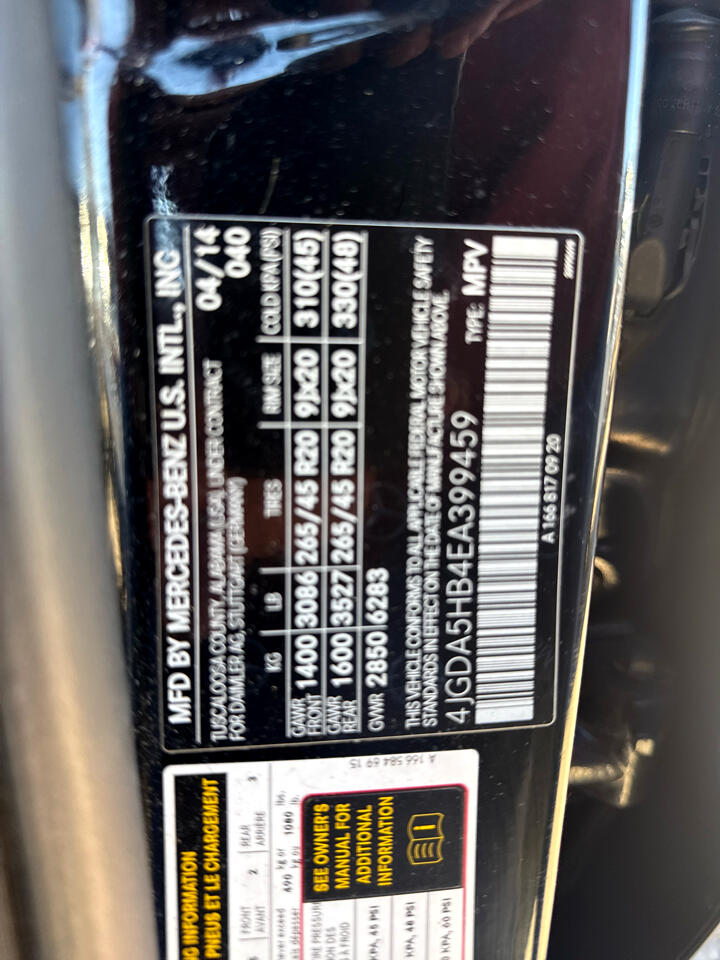 Mercedes-Benz M-Class ML350 4MATIC 2014