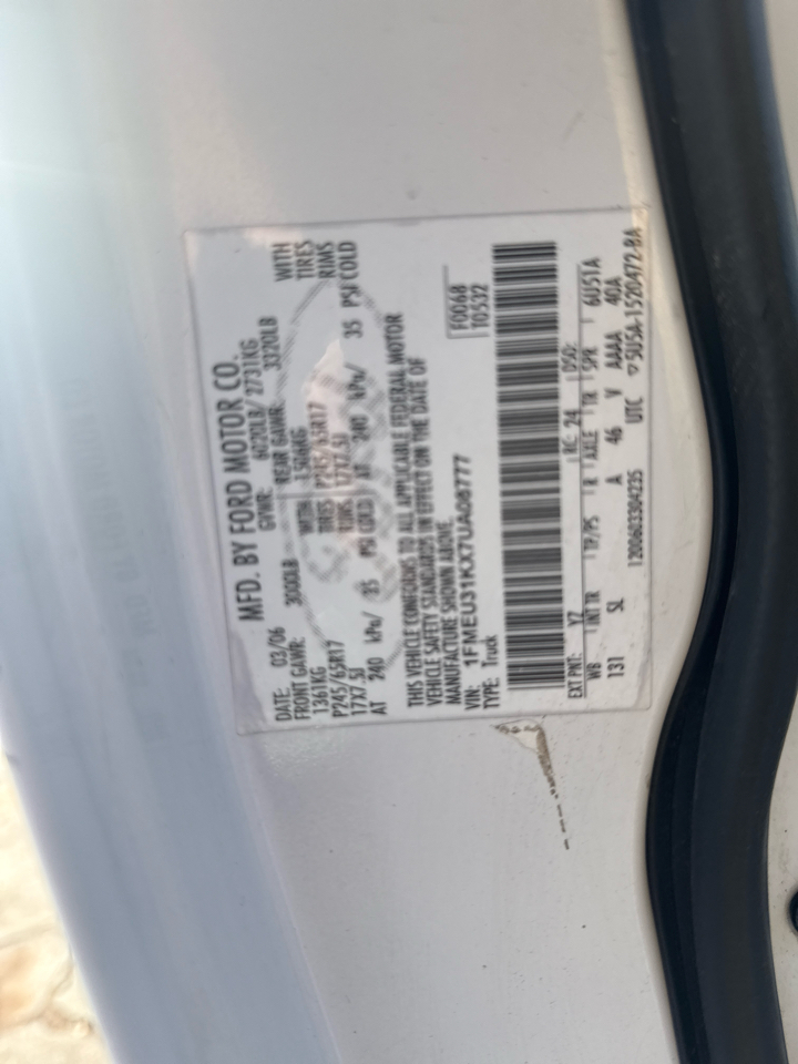 Ford Explorer Sport Trac XLT 4.0L 2WD 2007