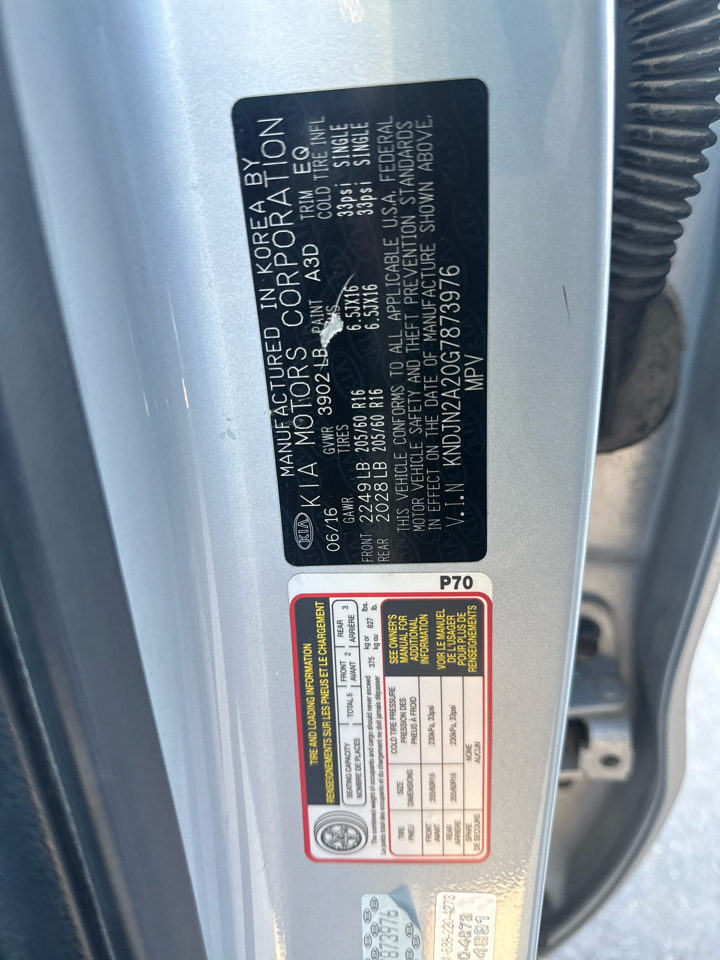 Kia Soul Base 6A 2016