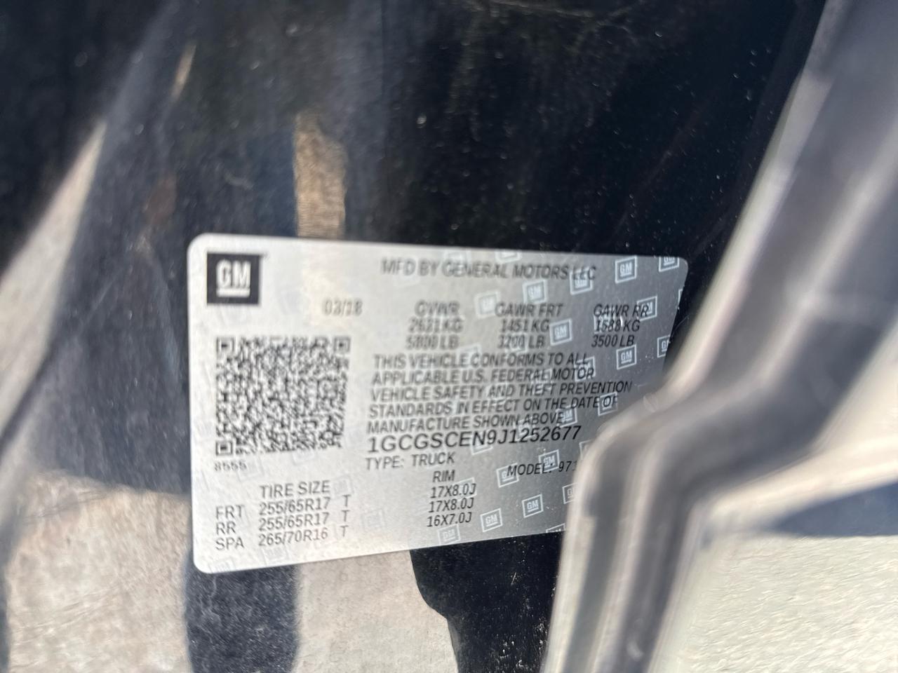 Chevrolet Colorado LT Crew Cab 2WD Long Box 2018