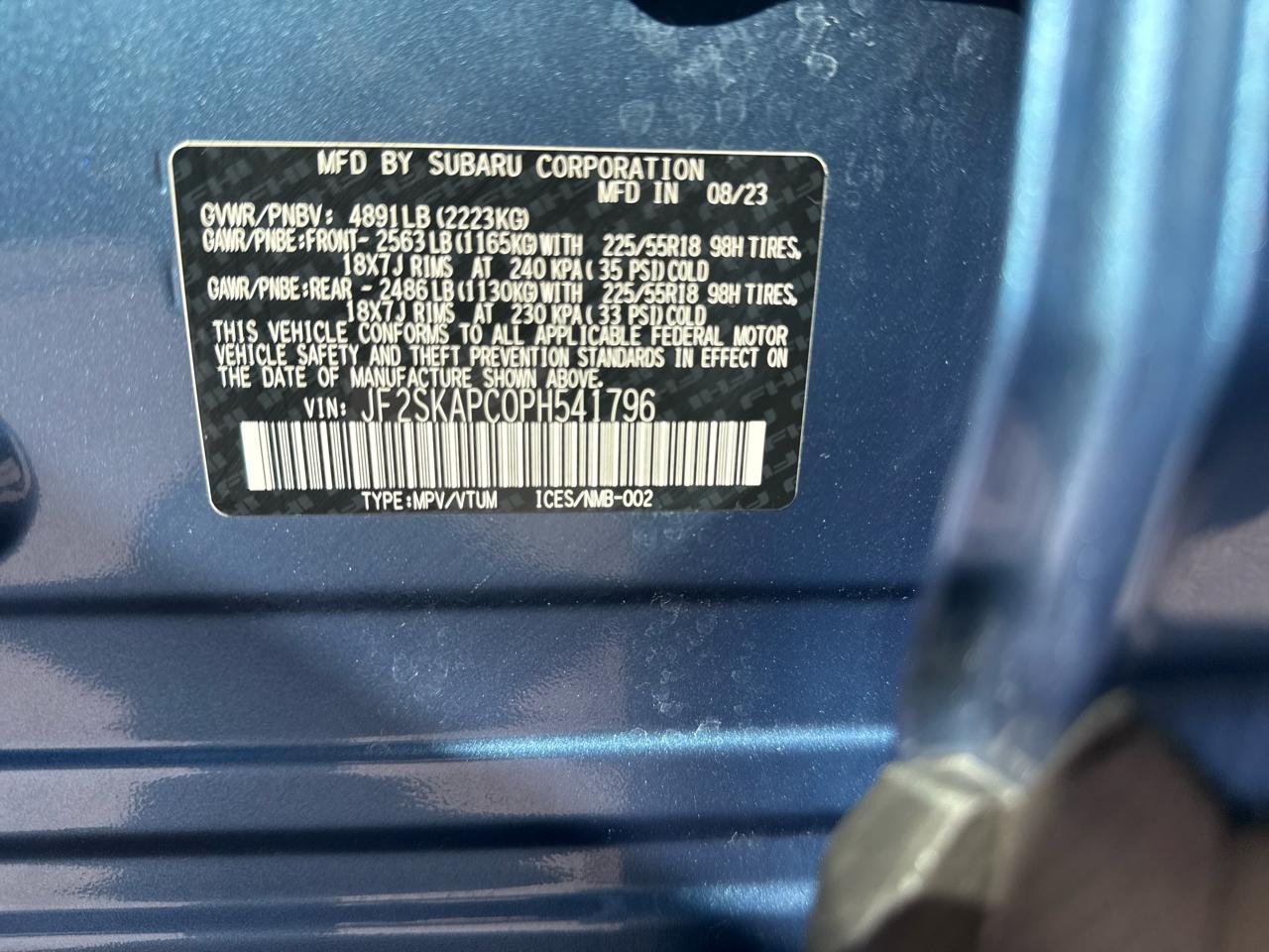 Subaru Forester Limited 2023