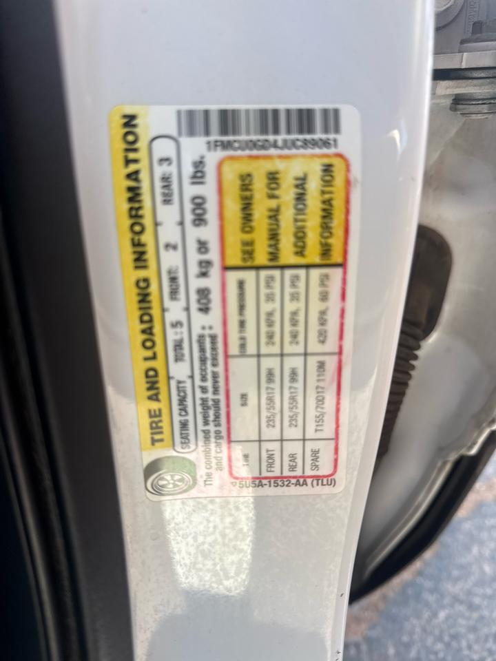 Ford Escape SE FWD 2018