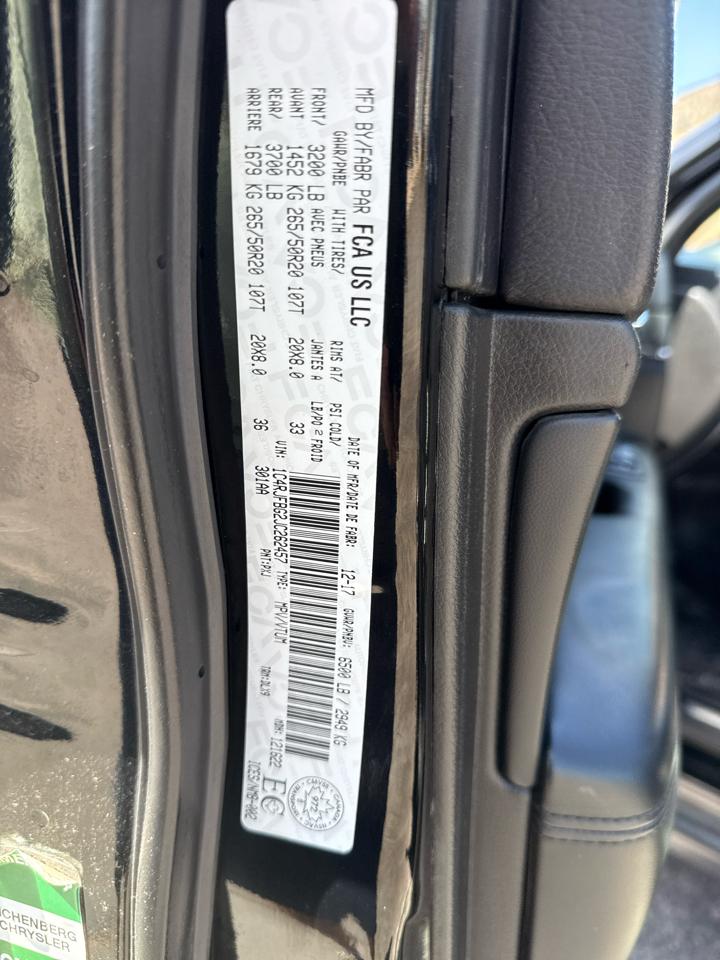 Jeep Grand Cherokee Limited 4WD 2018