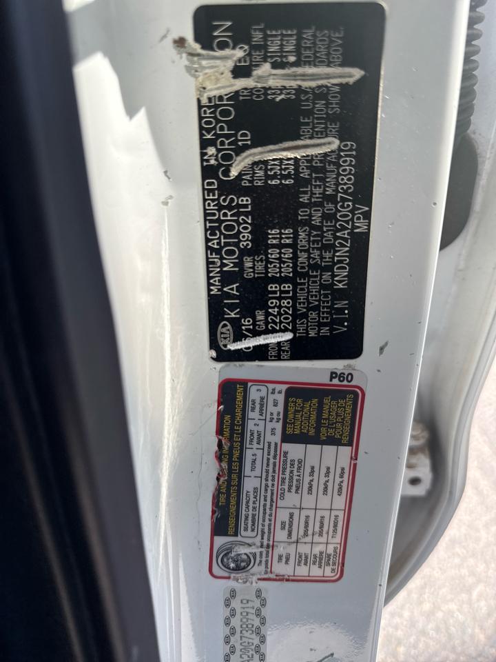 Kia Soul Base 6A 2016