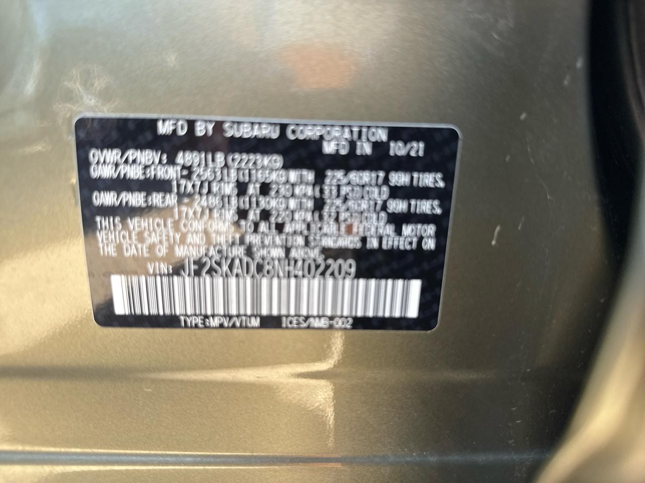 Subaru Forester Premium 2022
