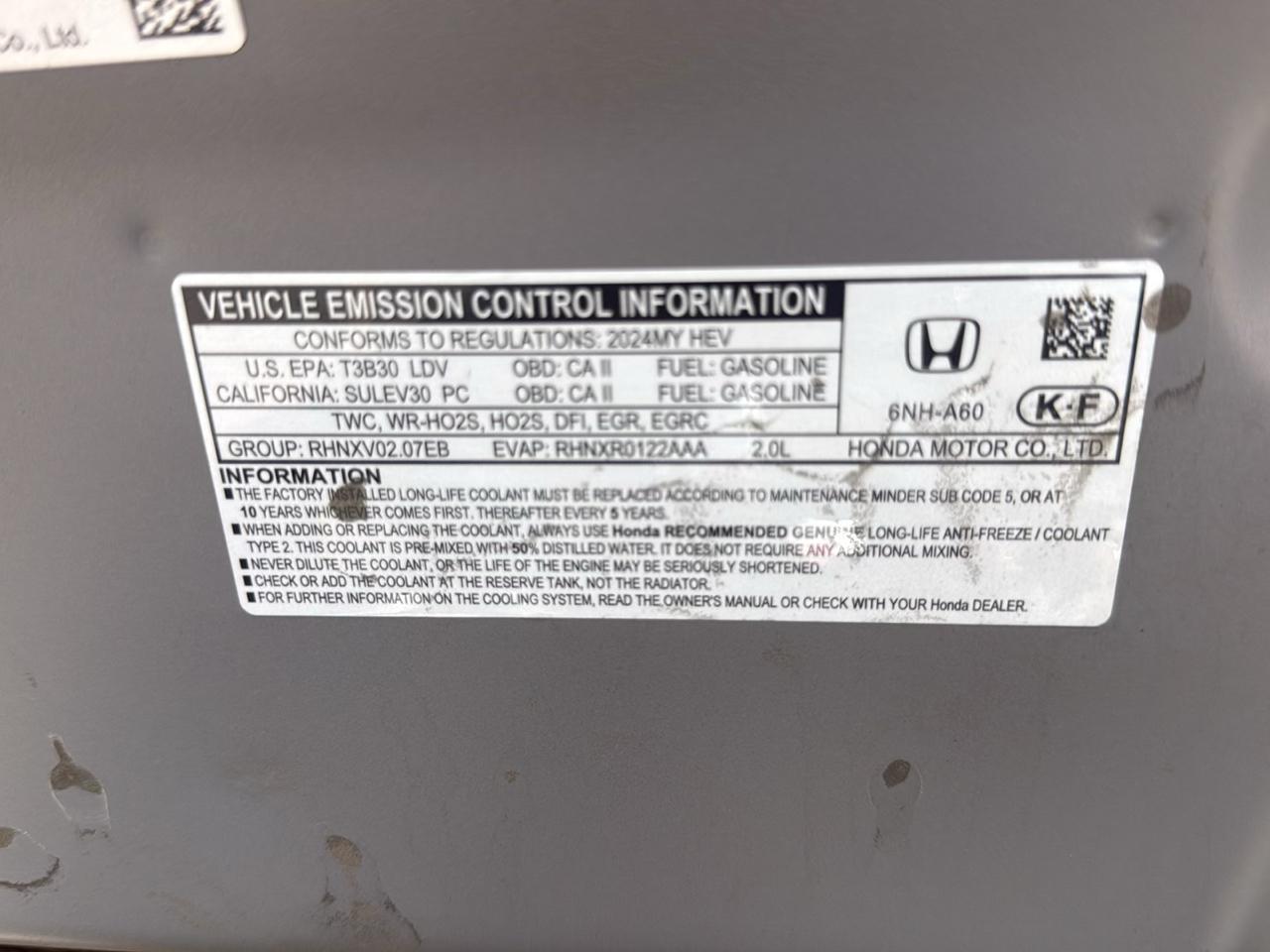Honda Accord EX-L Hybrid 2024