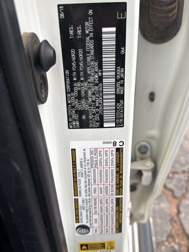 Toyota 4Runner Limited V6 4WD 2019
