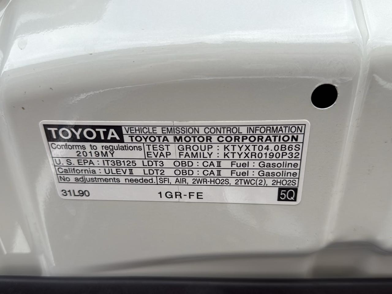 Toyota 4Runner Limited V6 4WD 2019