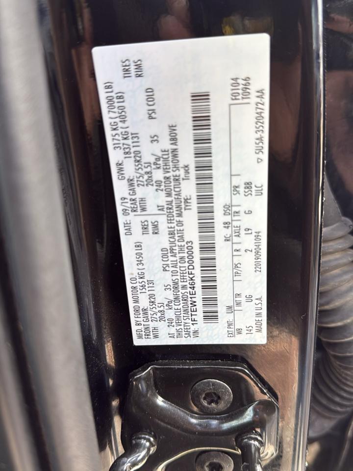 Ford F-150 SuperCrew 150" XLT 2019