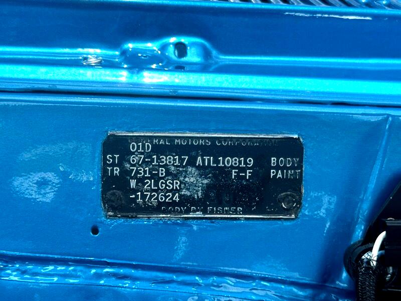 Chevrolet Chevelle SS 396  1967 Chevrolet Chevelle SS 396  1967