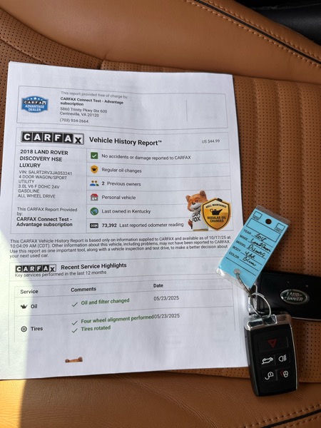 Land Rover Discovery HSE Luxury 2018 Land Rover Discovery HSE Luxury 2018