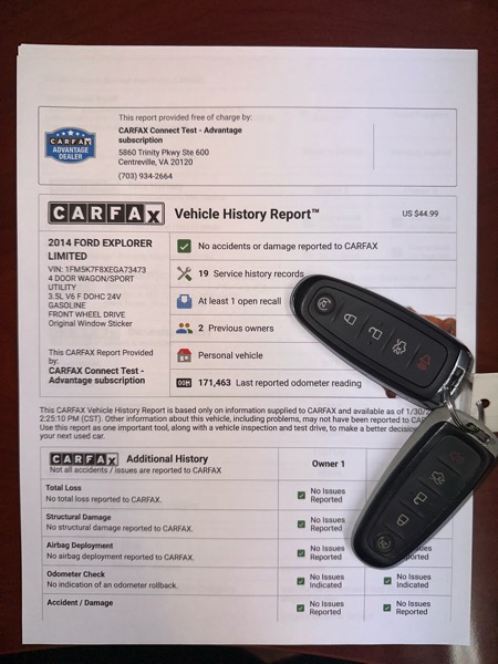 Ford Explorer Limited FWD 2014