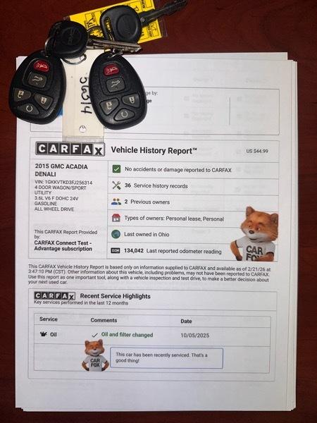 GMC Acadia Denali AWD 2015