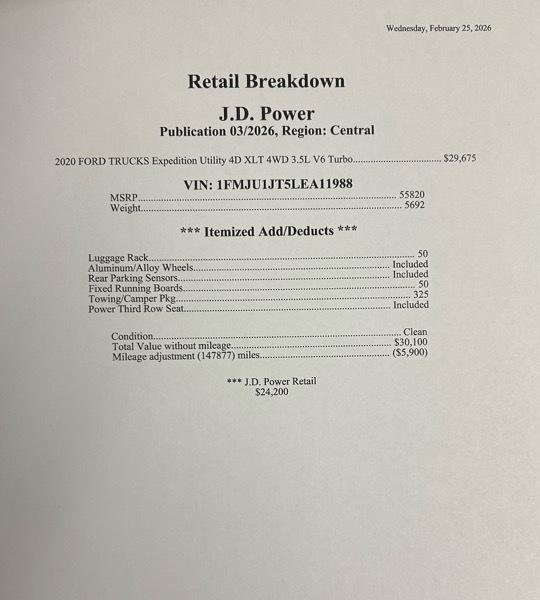 Ford Expedition XLT 4WD 2020