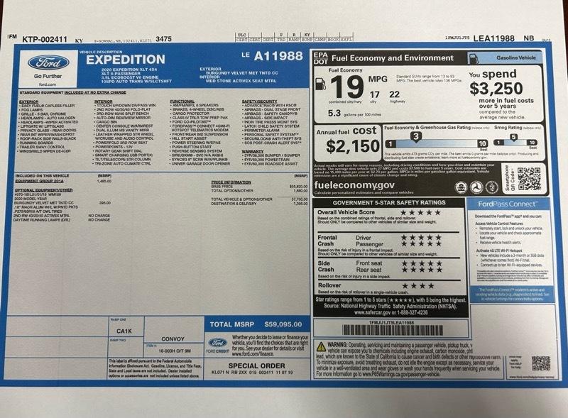 Ford Expedition XLT 4WD 2020