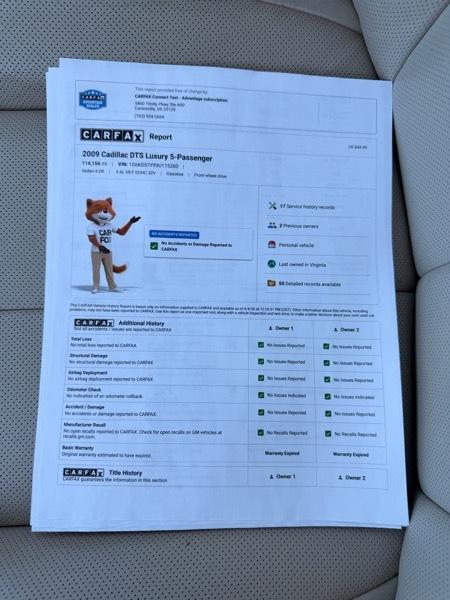 Cadillac DTS Luxury I 2009