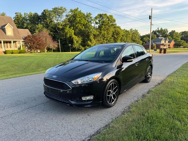 Black 2015 Ford Focus SE Sedan Front-Wheel Drive Automatic