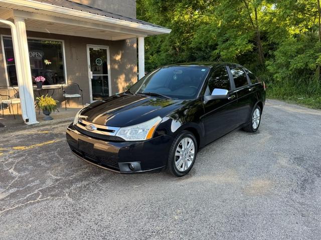 Black 2010 Ford Focus SEL Sedan Front-Wheel Drive Automatic